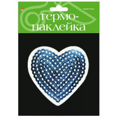 Большое фото товара - Наклейка "СЕРДЦЕ 2" термо 2-785/27 Альт, 12-116298. Вариант №1