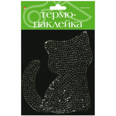 Большое фото товара - Наклейка "КОТИК" термо 2-785/25 Альт, 12-116299. Вариант №1