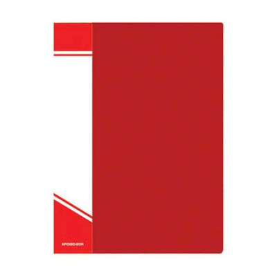 Большое фото товара - Папка-файл  80 NP0180-80R красная 0,80мм inФОРМАТ, 12-11643. Вариант №1