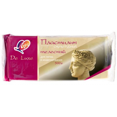 Большое фото товара - Пластилин скульптурный  500гр. 29С 1697-08 телесный Луч, 12-142973. Вариант №1