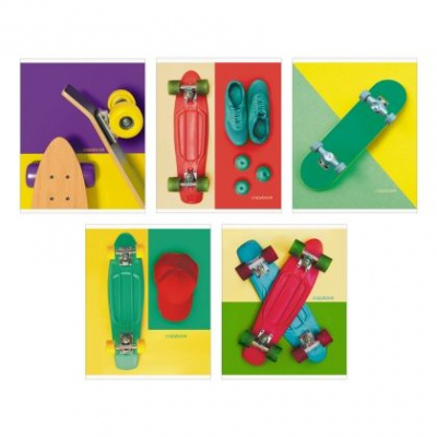 Большое фото товара - Тетрадь  48л клетка "Skateboard" ТКЛ487906 Listoff, 12-153590. Вариант №1