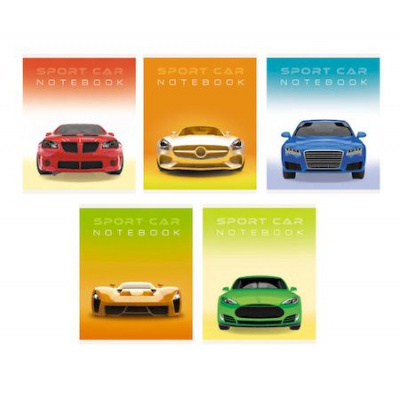 Большое фото товара - Тетрадь  48л клетка "Sport car" ТК488355 Listoff, 12-165109. Вариант №1