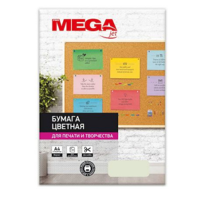 Большое фото товара - Бумага  А4 100л 80 г/м2 5 цв. МИКС ПАСТЕЛЬ (866185) PROMEGA, 12-165673. Вариант №1