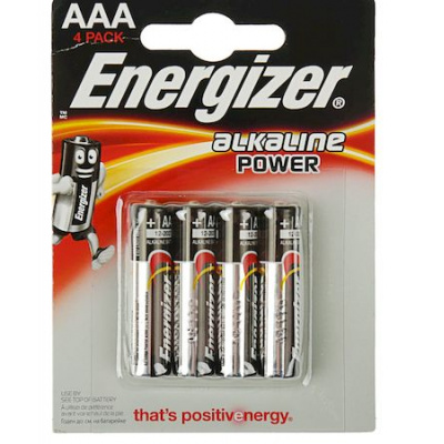 Большое фото товара - Элемент питания LR03  4BL ENERGIZER Alk Power, 12-167910. Вариант №1