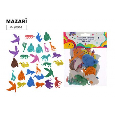 Большое фото товара - Декоративные наклейки из EVA "ANIMAL" M-20014 Mazari, 12-169529. Вариант №1