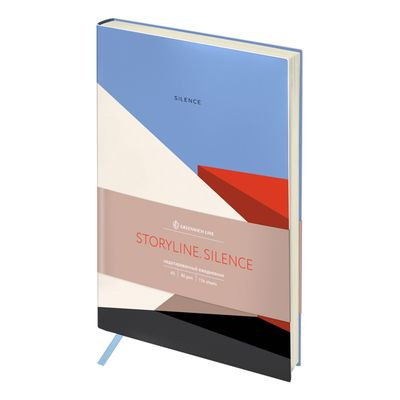 Большое фото товара - Ежедневник недатированный А5, 136л ENA5_44999 кожзам "Storyline. Silence", тон. блок Greenwich Line, 12-175883. Вариант №1
