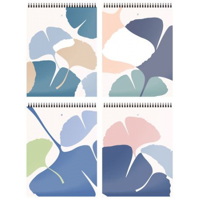 Большое фото товара - Блокнот на спирали А5 60л в точку "PASTEL PARSLEY" soft touch LXNBA5-PP LOREX, 12-176717. Вариант №1