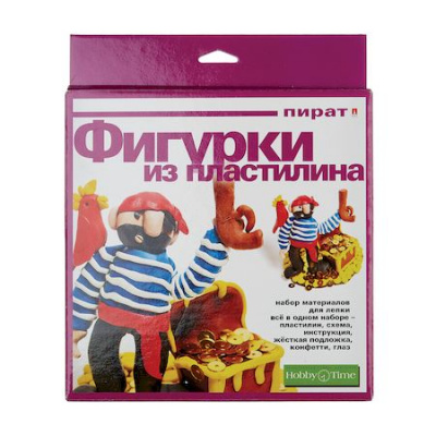 Большое фото товара - Набор для творчества игрушка из пластилина №7 "ПИРАТ" 2-304/07 Альт, 12-178620. Вариант №1