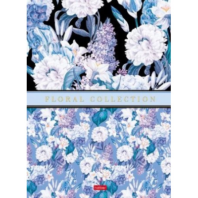 Большое фото товара - Бизнес-блокнот А4  80л клетка "Цветочная коллекция/Floral collection" 5-цв. блок (083866) 29683 Хатбер, 12-181239. Вариант №1