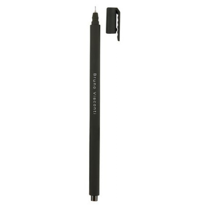 Большое фото товара - Ручка гелевая "Super Slim. Black" 0.28 мм черная 20-0397 Bruno Visconti, 12-194282. Вариант №1