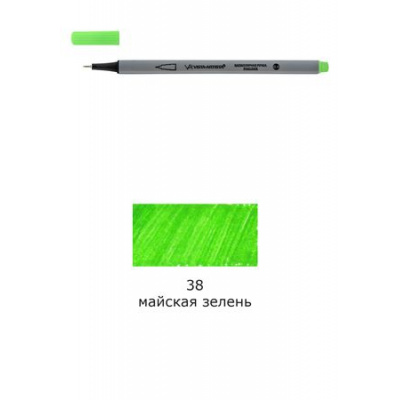 Большое фото товара - Ручка капиллярная (линер) 38 майская зелень/may green 0.4 мм SKY-01 VISTA-ARTISTA, 12-198008. Вариант №1