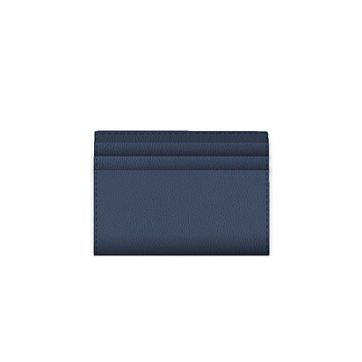 Большое фото товара - Чехол для пластиковых карт 100х80 мм "Клен. Синий"/Maple. Blue" искусственная кожа, внутренний и внешние кармашки КК0542 Listoff, 12-206455. Вариант №1