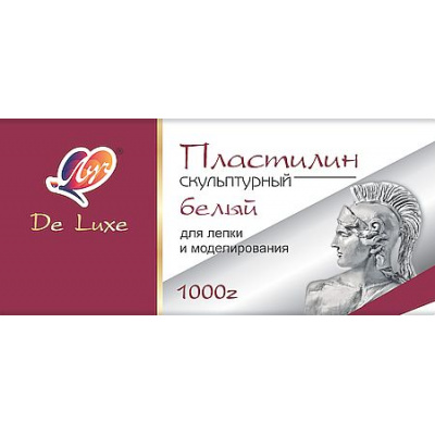 Большое фото товара - Пластилин скульптурный 1000гр. белый 34С 2245-08 Луч, 12-207144. Вариант №1