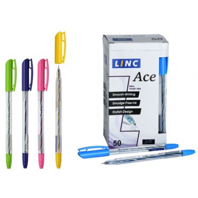 Большое фото товара - Ручка шариковая LINC "ACE" синяя 0.6мм 950/blue LINC, 12-54647. Вариант №1