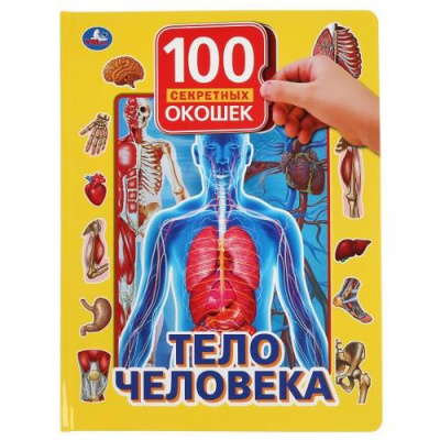 Большое фото товара - 100СекретныхОкошек Тело человека, (Умка, 2023), 7Бц, c.12, 13-847337. Вариант №1