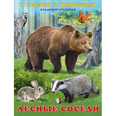 Большое фото товара - ВГостяхУЖивотных Степанов В.Ю. Лесные соседи (Арт.27728), (Фламинго, 2022), Обл, c.16, 13-890420. Вариант №1